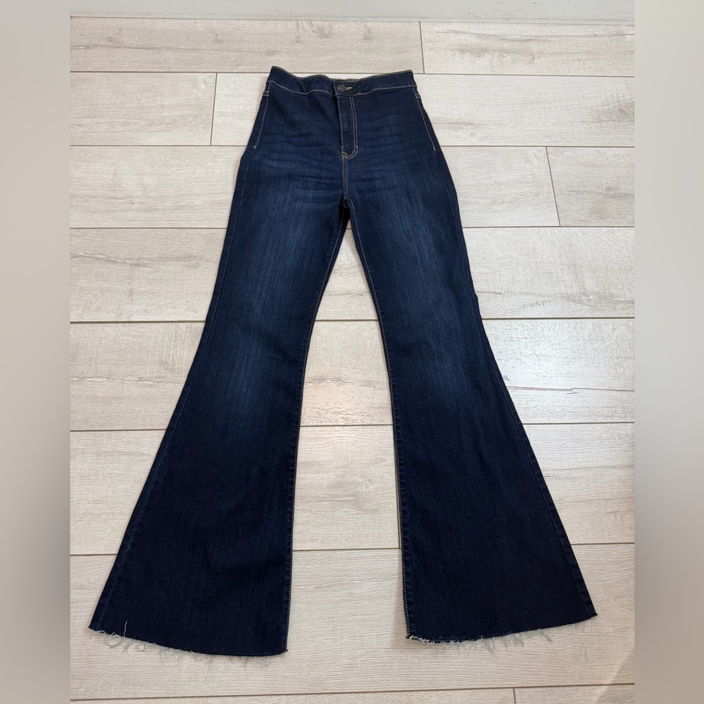 Cello Deep Indigo Wide Leg Jeans